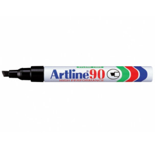 Маркер ARTLINE черен с объл връх бързосъхнещ