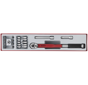 Динамометричен ключ на 3/8" с накрайници TTX3892