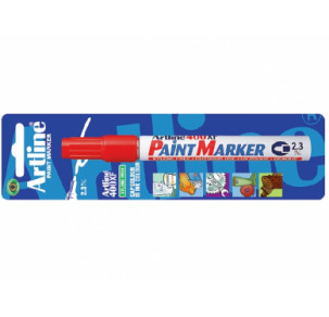 Маркер  ARTLINE жълт с объл връх, топлоустойчив