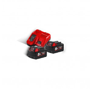 Комплект зарядно устройство и 2 батерии, Milwaukee,  M18NRG-502