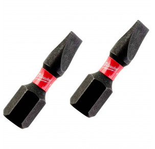Комплект ударни накрайници шлиц  Milwaukee, SL 5.5 x 25 mm