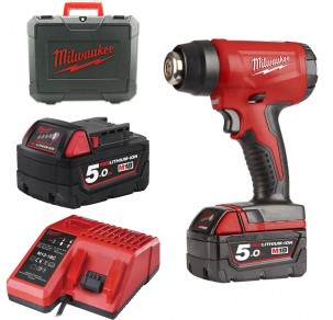 Акумулаторен пистолет за горещ въздух Milwaukee, M18BHG-502C