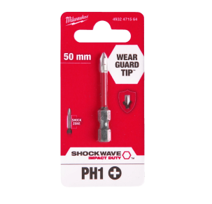 Ударен накрайник Milwaukee PH1x50 mm, 4932471564