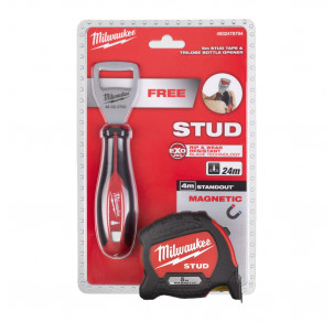 Ролетка Milwaukee STUD 5м/24 мм + ОТВАРАЧКА, 4932478794