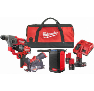 Кoмплект акумулаторни машини Milwaukee M12FPP4A2-423B