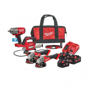Комплект акумулаторни машини Milwaukee M18FPP5N-554B