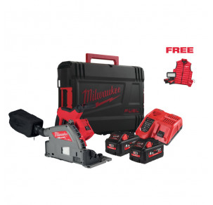 Комплект Milwaukee, Потапящ циркуляр, M18FPS55MC-552P, 4933499456