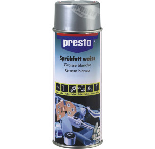 Бяла грес с тефлон (PTFE) спрей Presto 400ml