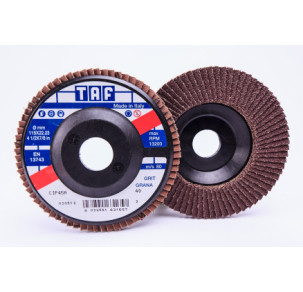 Ламелен диск пластмасова подложка-плосък Taf Abrasivi 125 x 22 P60
