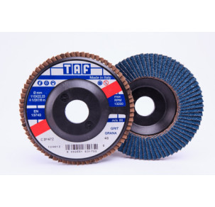 Ламелен диск пластмасова подложка - плосък Taf Abrasivi 125 x 22 P40