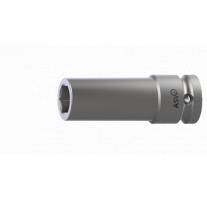 Вложки ASW ударни удължени на 1/4" - 7 mm