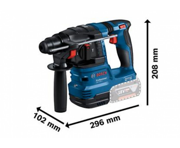 Перфоратор акумулаторен BOSCH GBH 185-LI Solo, 0611924020